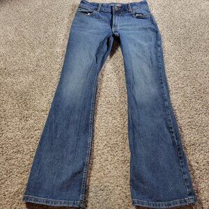 Wrangler Jeans Womens 29x31 Medium Wash Bootcut Embroidered Western Cowgirl